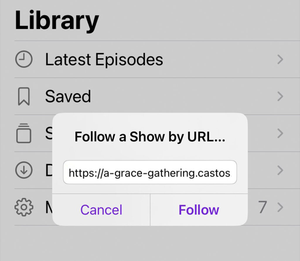 Following a Show by URL